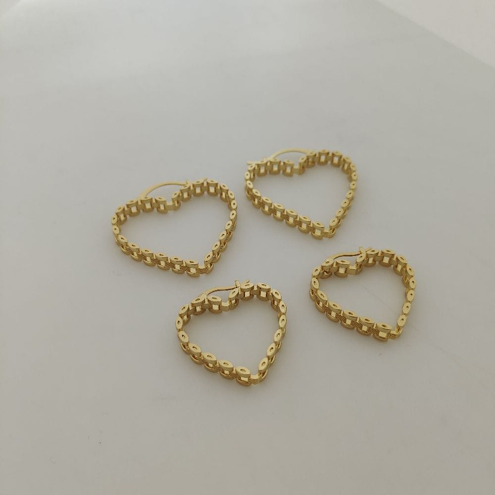 Heart Hoop Earrings