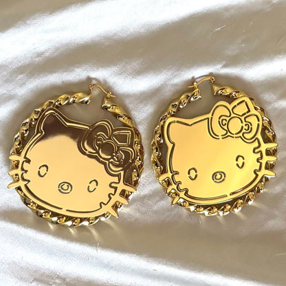 Animated Hoop Earrings