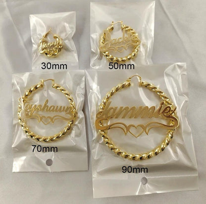 Cherry Hoop Earrings