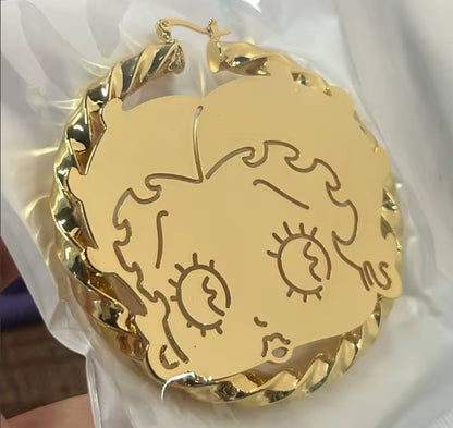 Animated Hoop Earrings